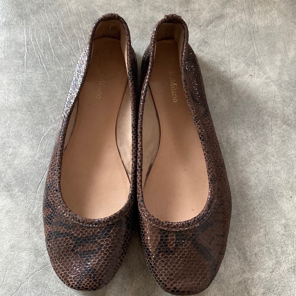 Faux Animal Ballet Slippers